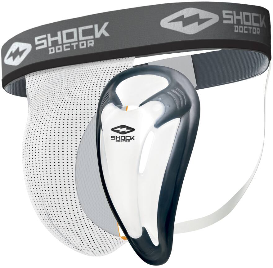 Shock Doctor Hockey Support Protective Jock Cup, Mens, Senior, Assorted Sizes