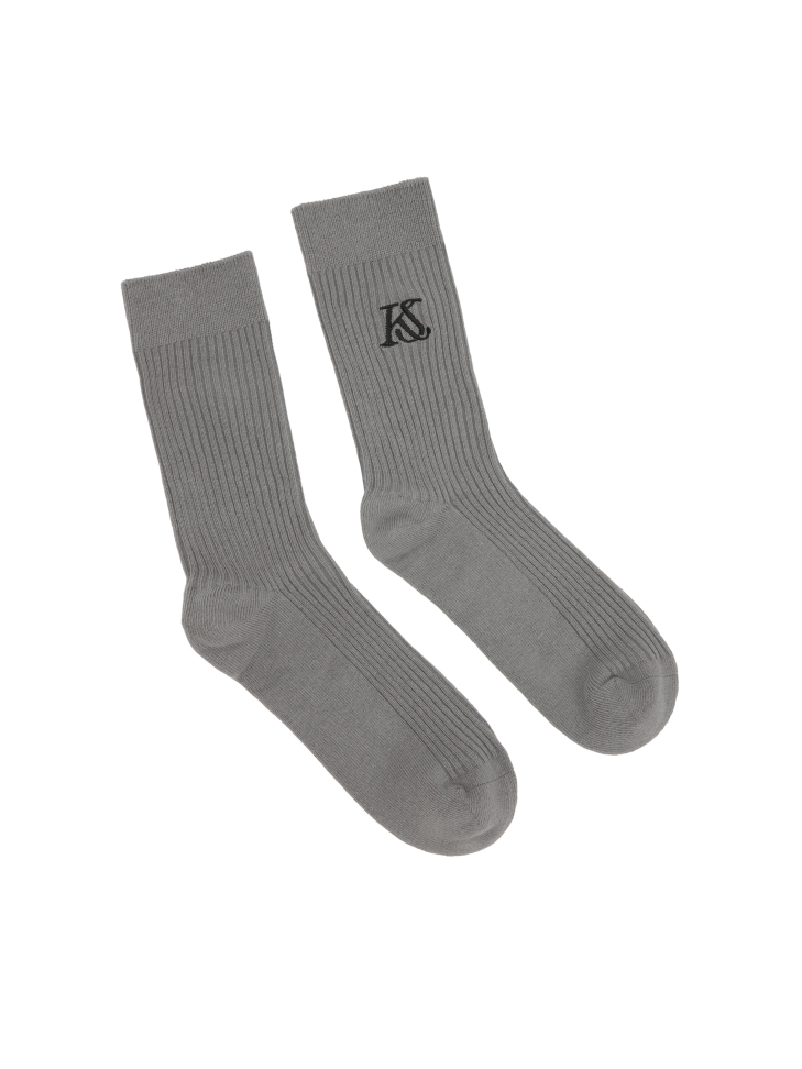 Logan grey striped socks