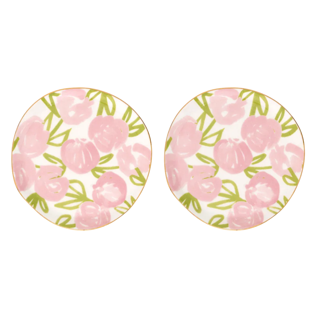 Urban Nature Culture Good Morning bord Palesa - Set van 2 - Flamingo pink - 12x1cm