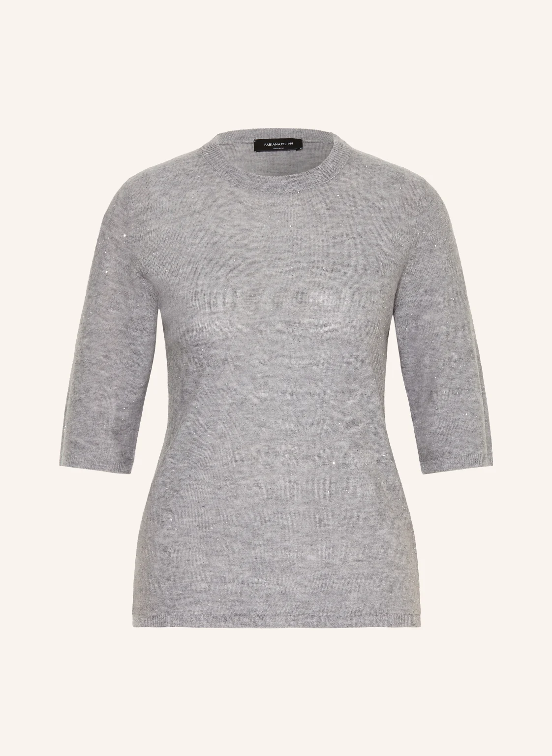 FABIANA FILIPPI Strickshirt mit Pailletten