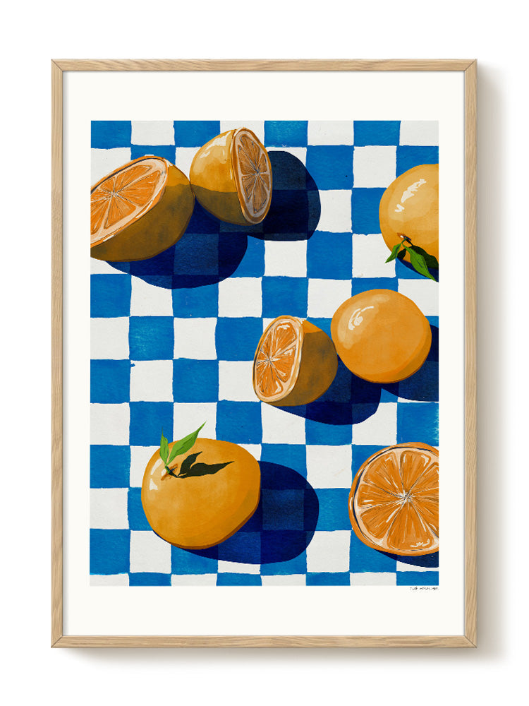 Eva Halfers - Snacks from the Orange Tree - PSTR studio Kunst Poster