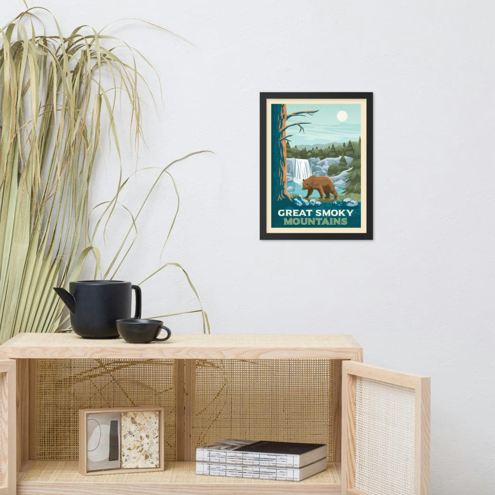 - Affiche Great Smoky Mountains National Park  30x40 cm