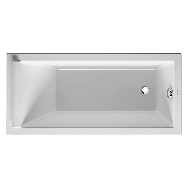 Duravit Starck Baignoire rectangulaire 1 dossier 1500x700 mm - Acrylique blanc