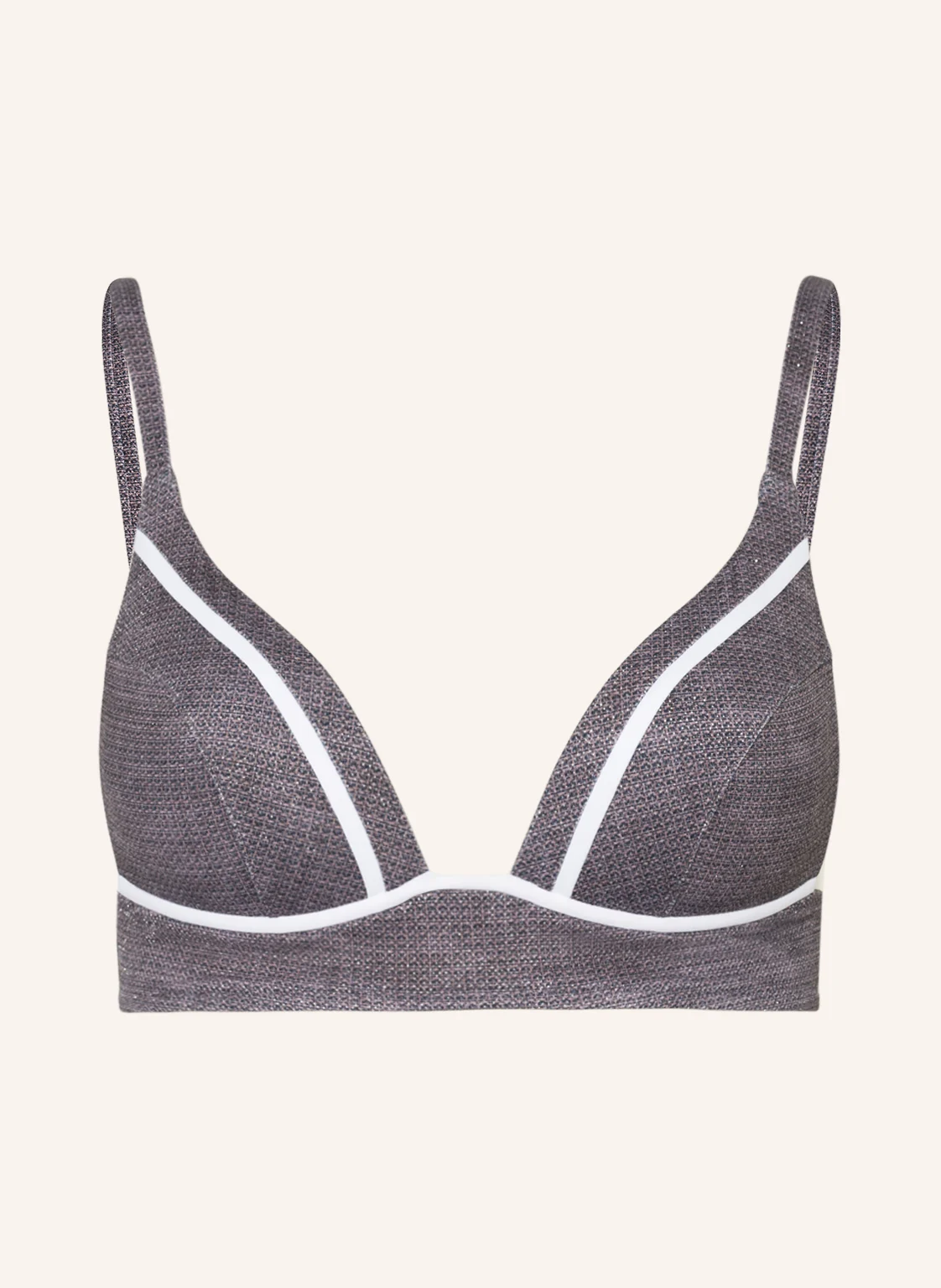 MARYAN MEHLHORN Bralette-Bikini-Top ARGENTUM mit Glanzgarn