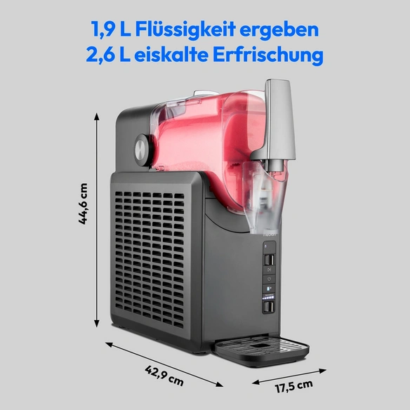 Eismaschine »LIFE«, MD12090 grau, Slush Eis