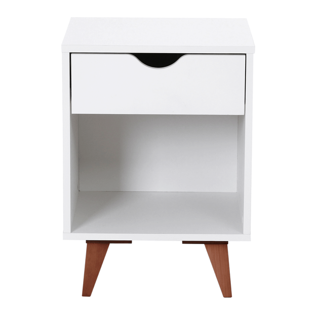 MESA DE CABECEIRA 1 GAVETA COM NICHO LIN