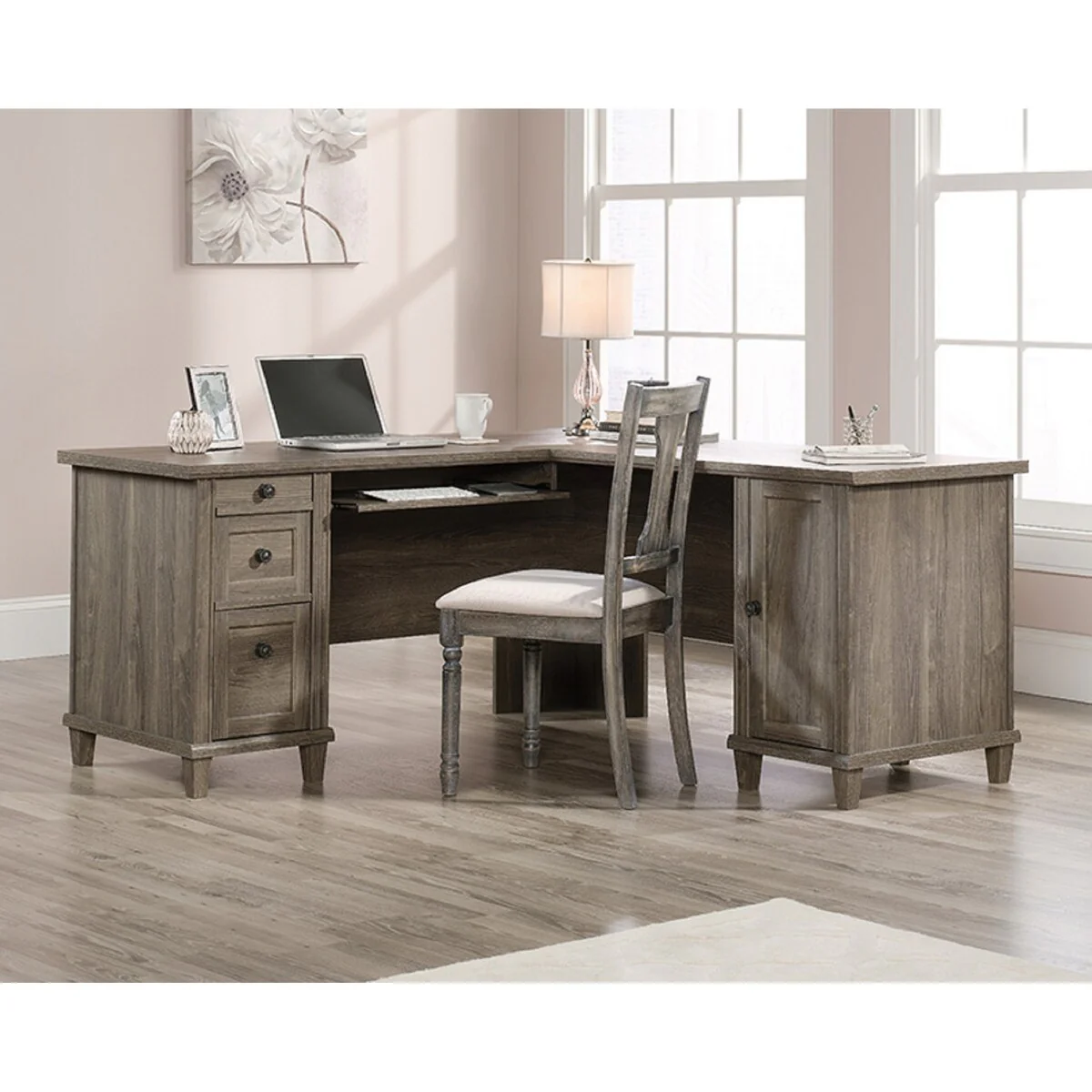 Sauder Hammond Collection L-Shaped Desk