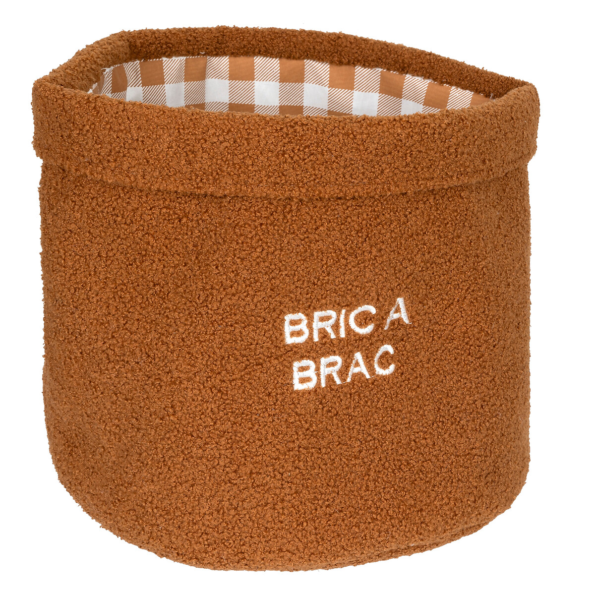 Cesto de arrumação FERME BOUCLETTE terracota