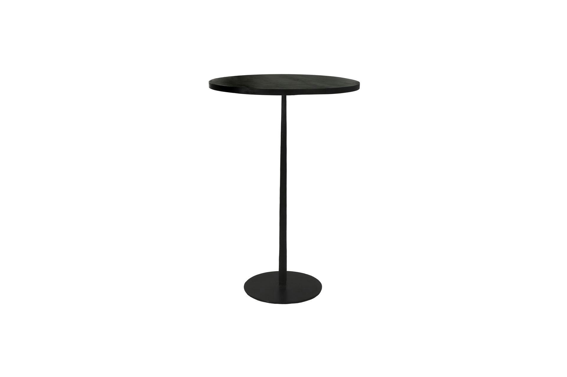 BISTRO - Table haute 2 places en bois marron