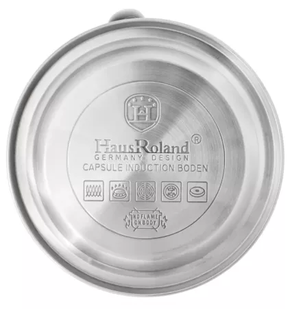 Czajnik ze stali nierdzewnej z zaparzaczem 1,5 L Haus Roland - Czarno - Złoty 1TR.CZA.43930
