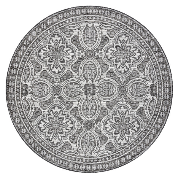Dywan SZNURKOWY SIZAL LOFT 21193 BOHO kość koło 120 cm