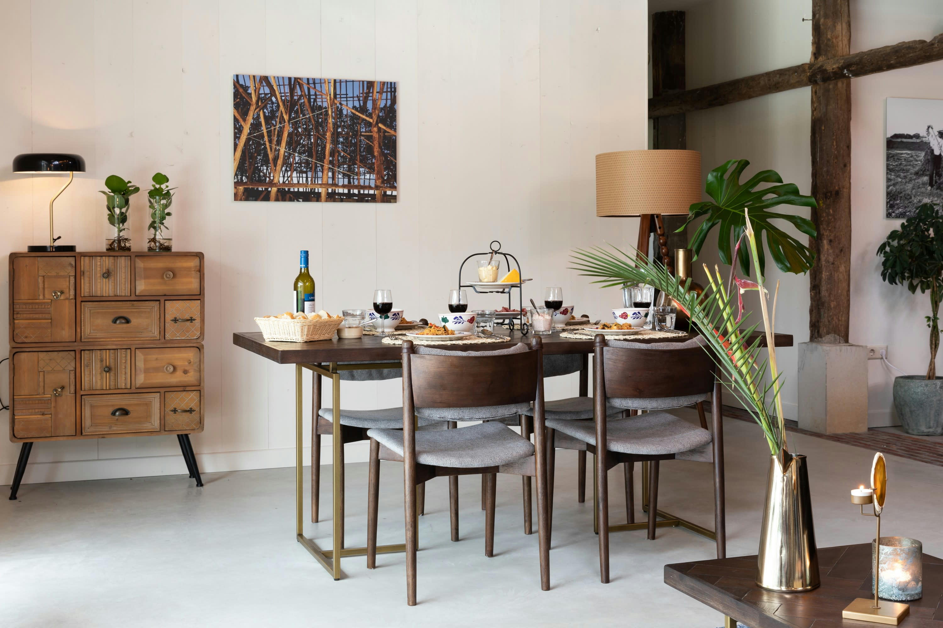 JOVE - Commode en bois marron