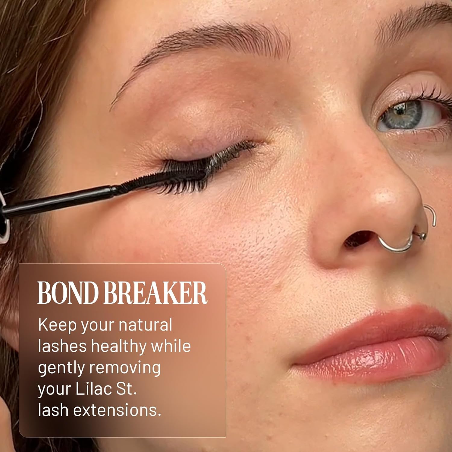 Lilac St. - Bond Breaker Lash Remover - Gentle Eyelash Glue Remover - Remove Lash Glue from Segments - Collagen Extract & Nourishing Oils - Waterproof - Cruelty Free, Vegan, Women Founded - 0.32 fl oz