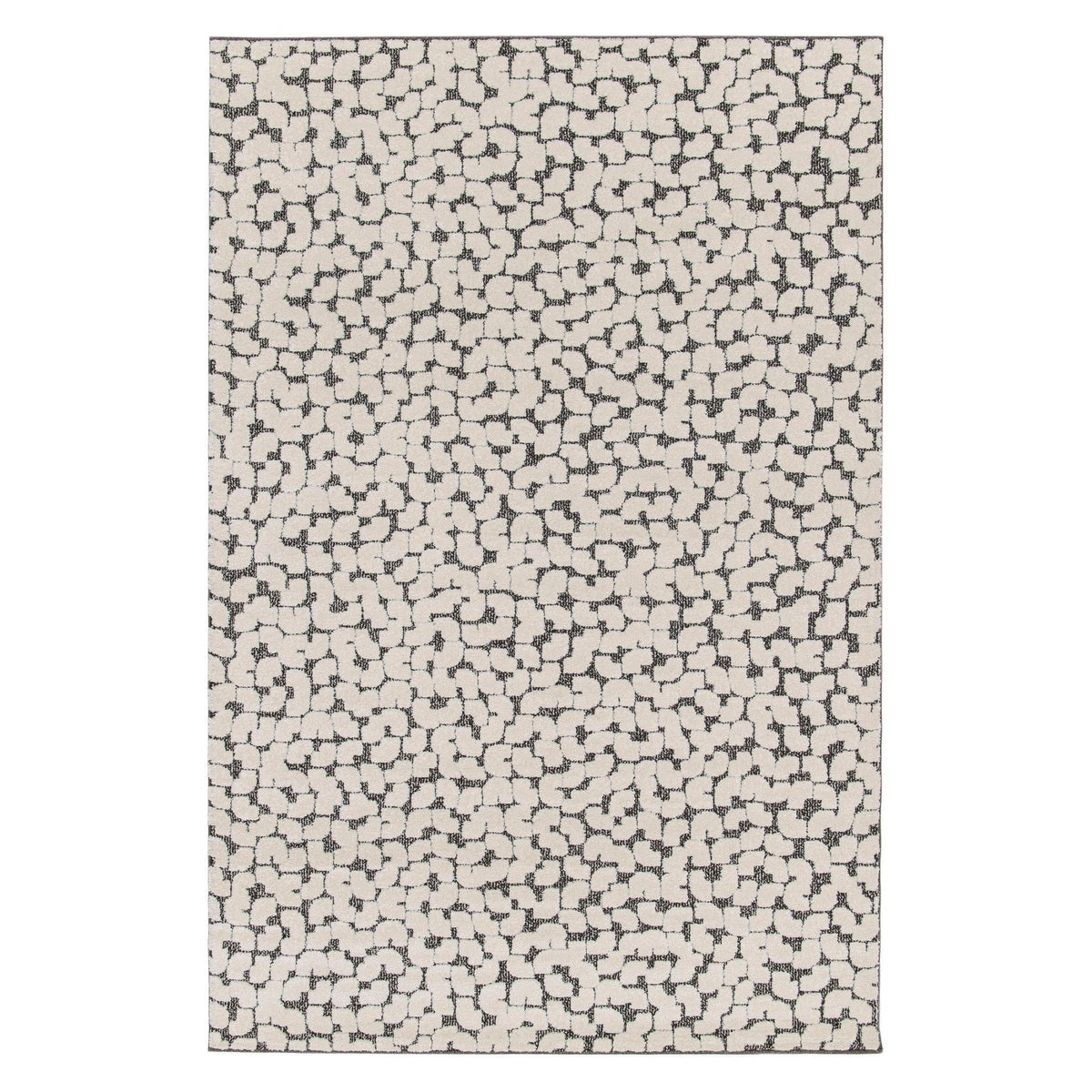 AFK Living vloerkleed Opus - reliëfeffect - grijs - 120 x 170 cm