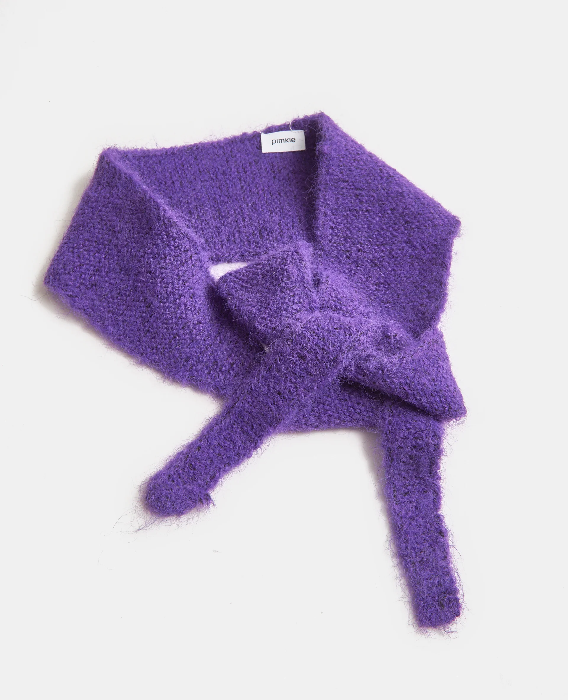 Petite écharpe en point mousse