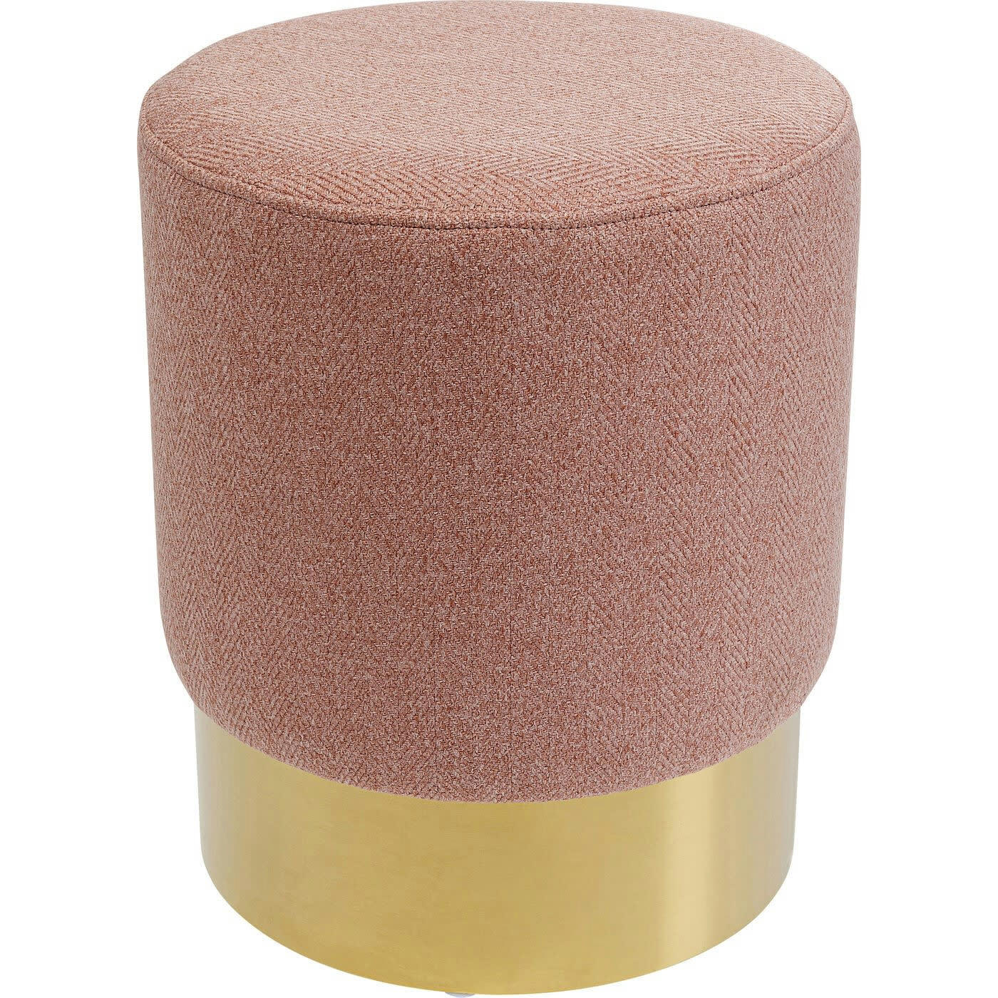 CHERRY LINA - Tabouret Cherry Lina rose et laiton Kare Design