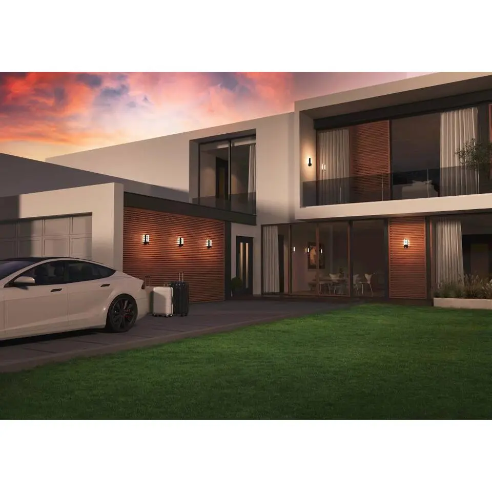 EGLO Riforano Wandlamp - LED - 11 cm - Zwart