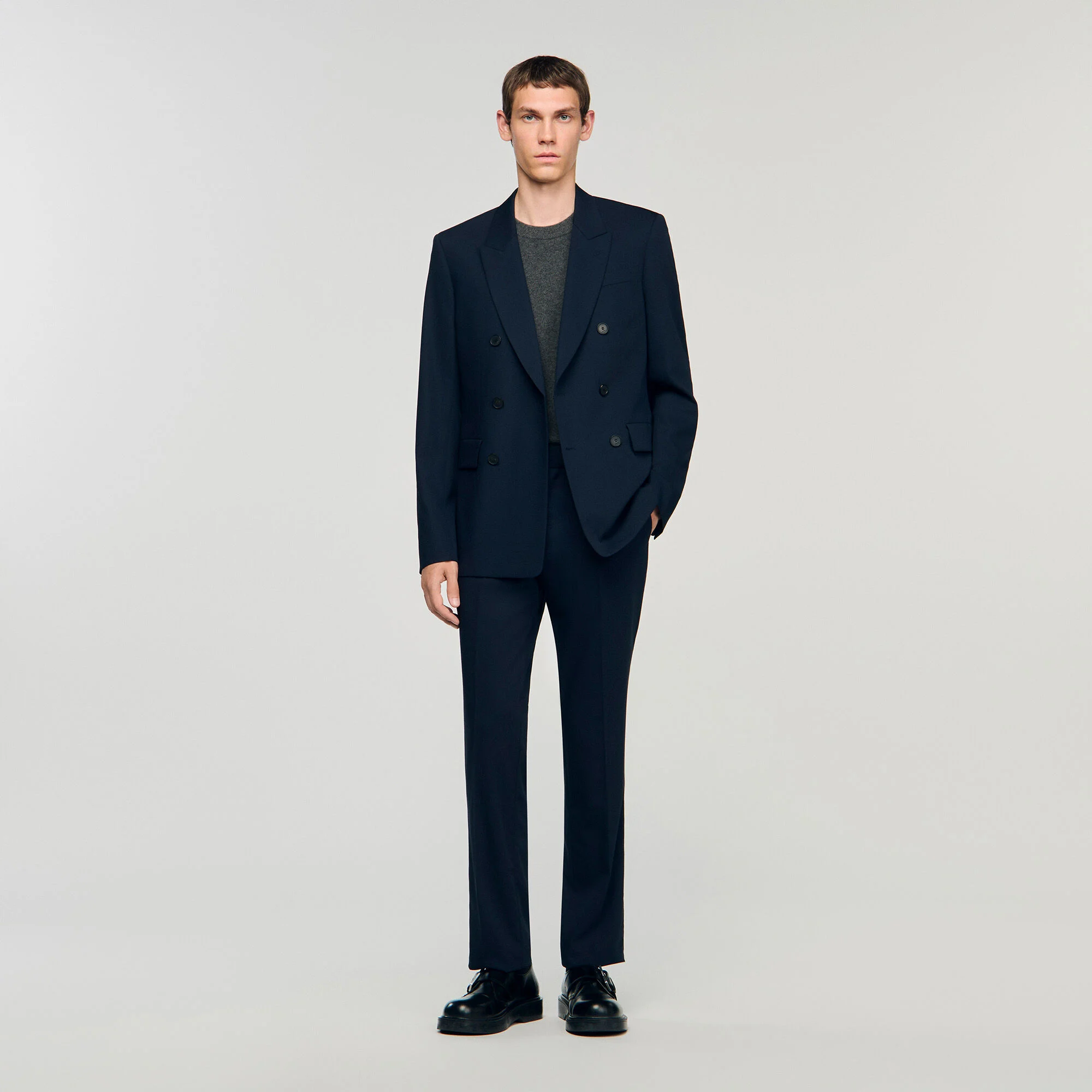 Veste de costume croisée