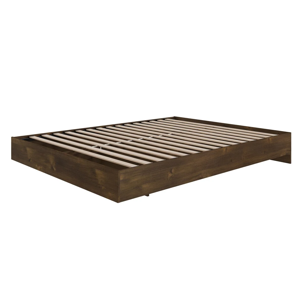 Nexera Platform Bed Frame , Brown