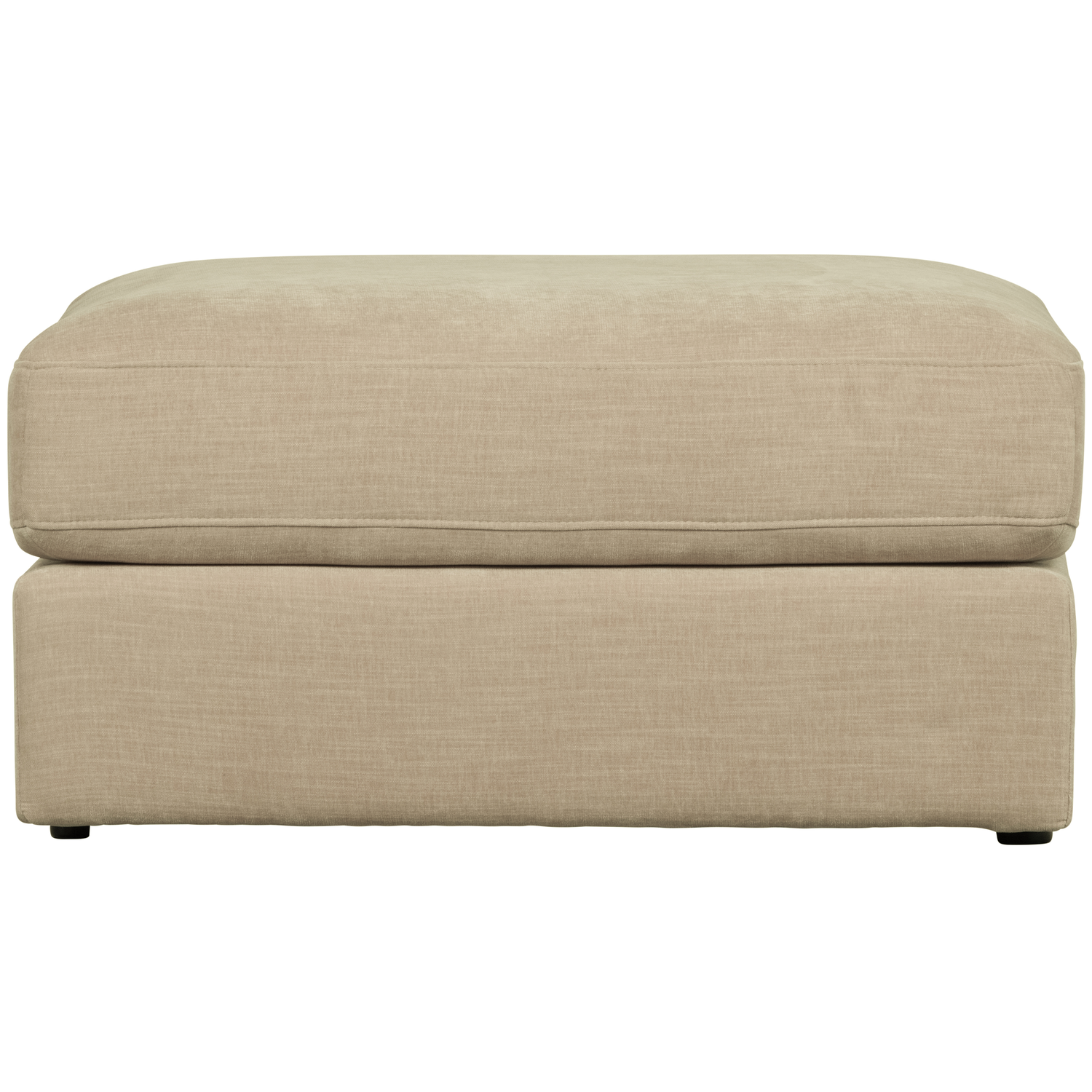 vtwonen hocker Family - Polyester - Zand - 43x90x98