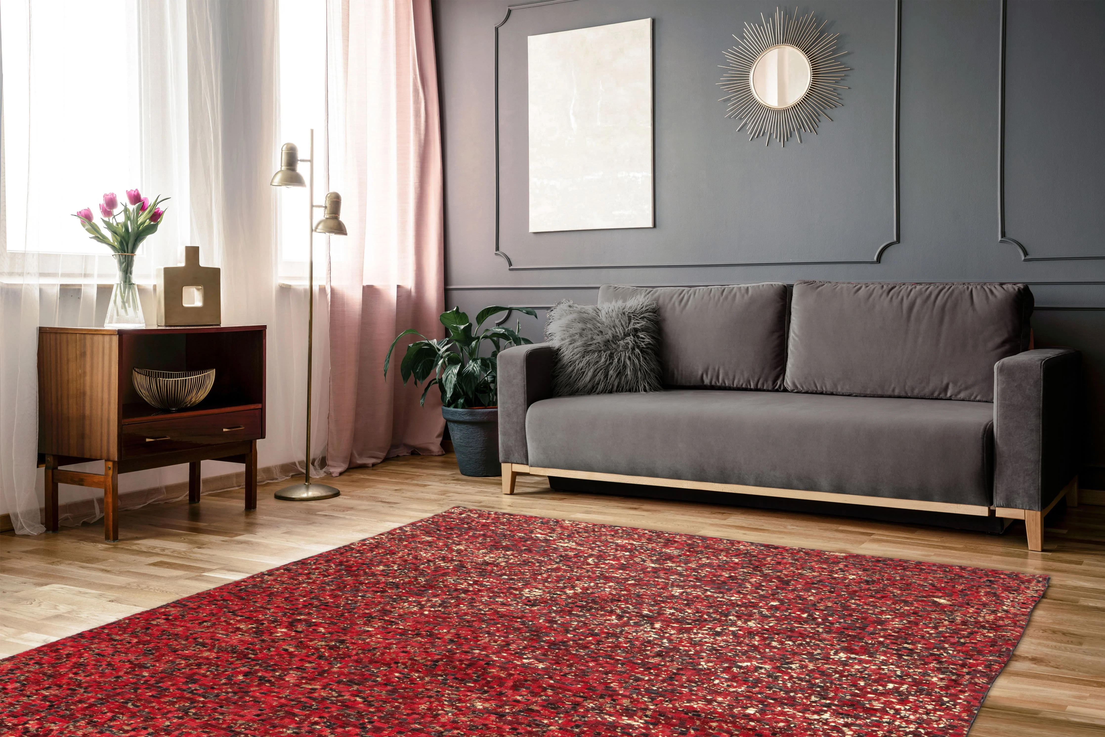 Vloerkleed Finish leer