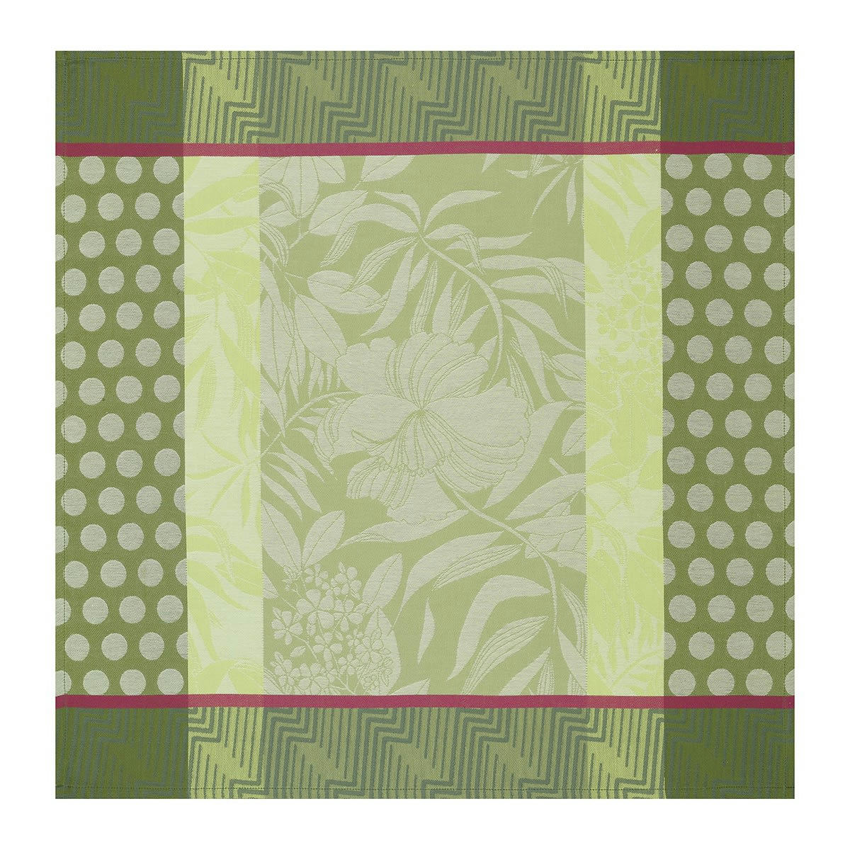 NATURE URBAINE - Serviette en coton gazon 58 x 58