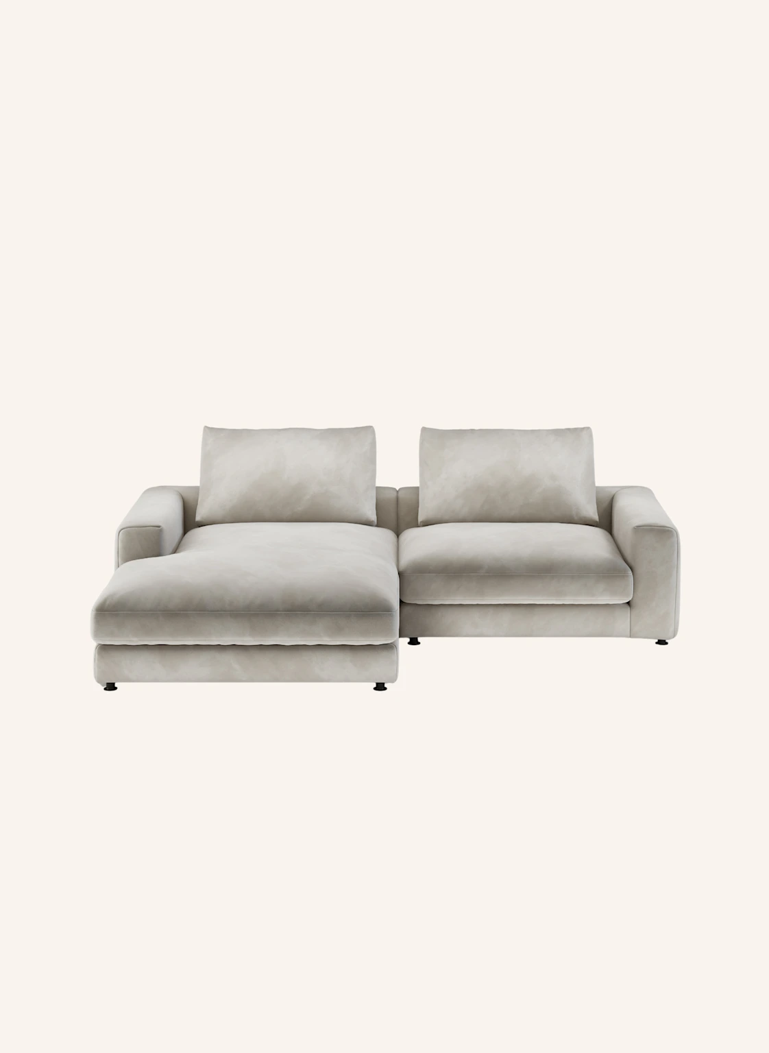nydo 3-Sitzer Ecksofa MOSLER, links, Velours