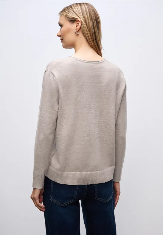 Kuscheliger V-Neck Pullover