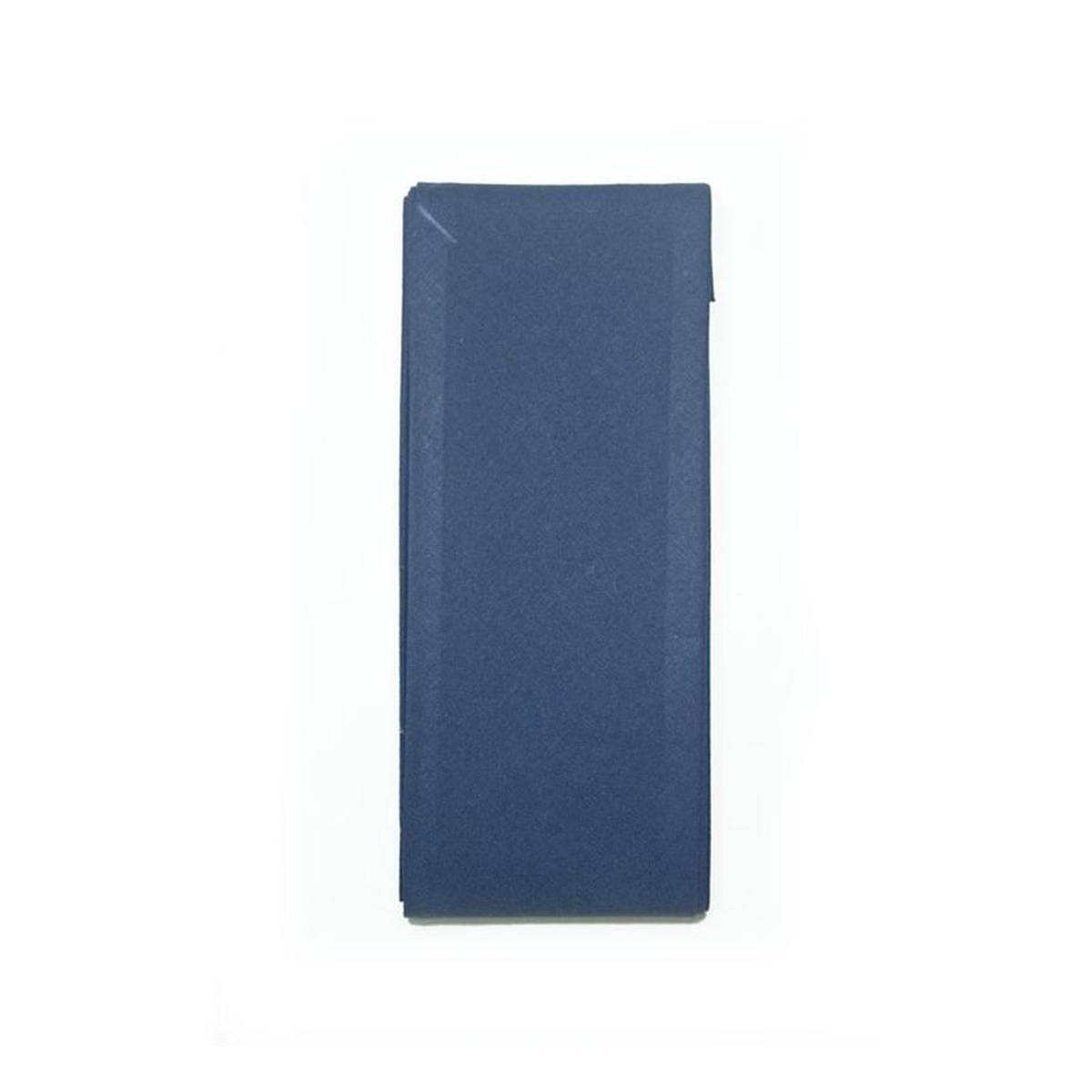 Navy Poly Cotton Bias Binding 50mm x 2.5m