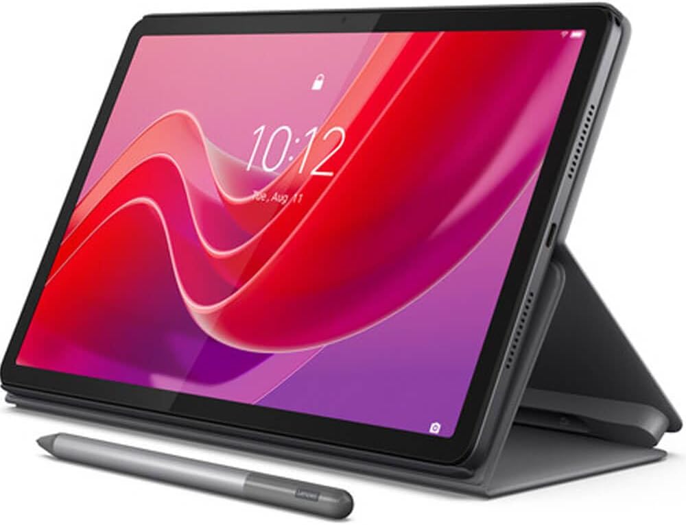 Lenovo Tab M11  11” Display  MediaTek Helio G88 Octa-Core  4GB RAM  128GB SSD  1920x1200 px  Ambient Light-Sensor  10 Hour Battery  Comes w/Folio Case  Luna Grey