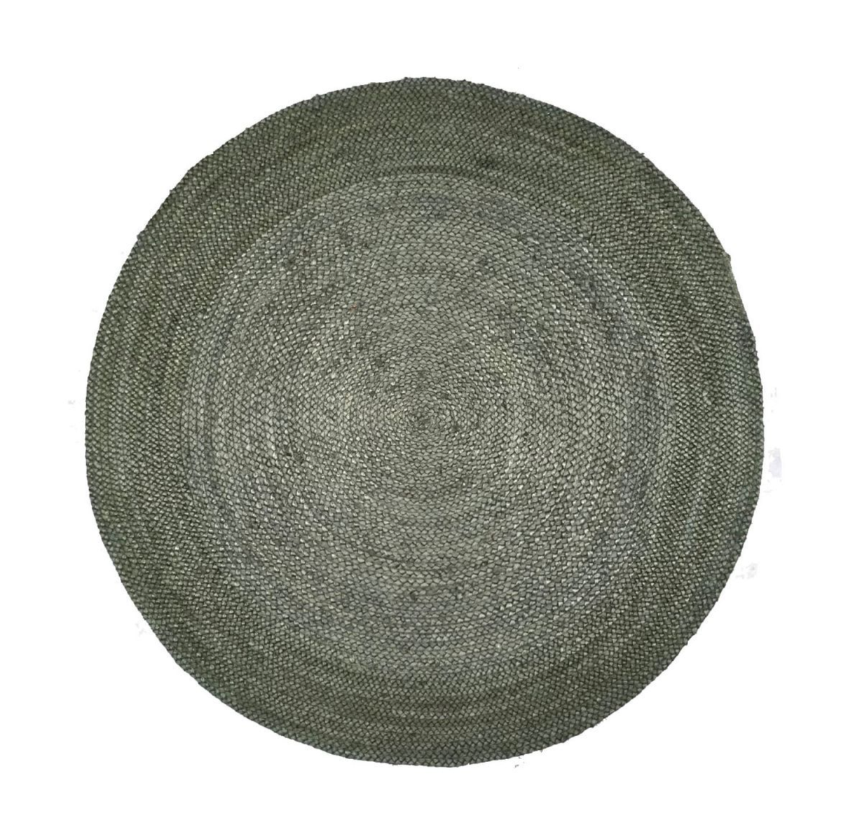 Mrcarpet jute vloerkleed - groen - Ø 150 cm