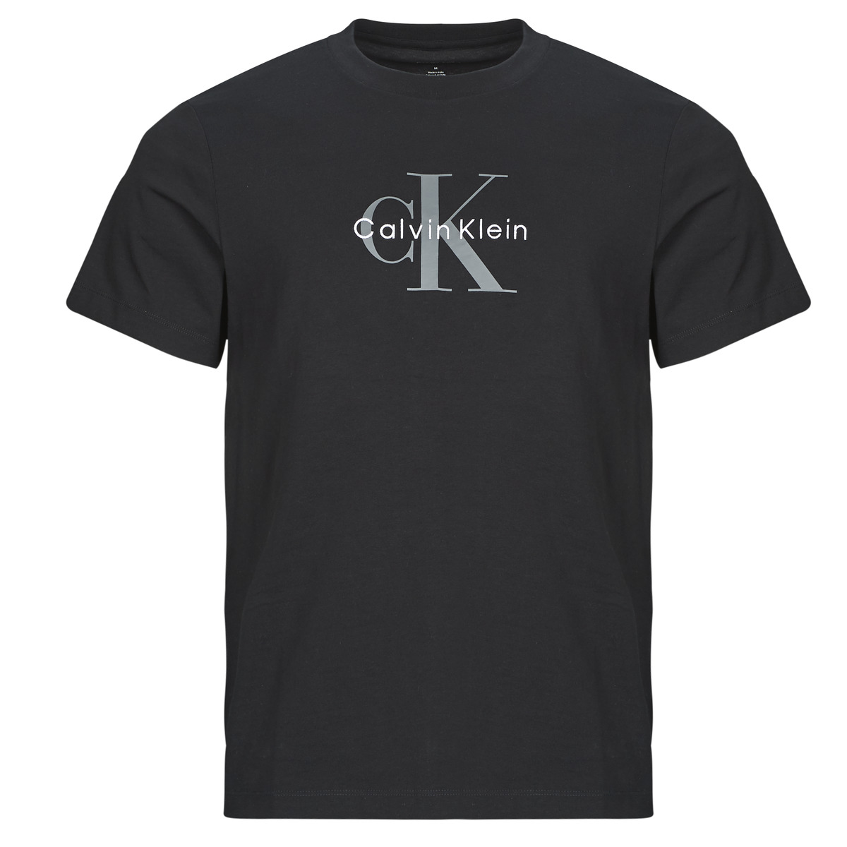 Calvin Klein Jeans - SS HERO MONOLOGO TEE 20S - Black