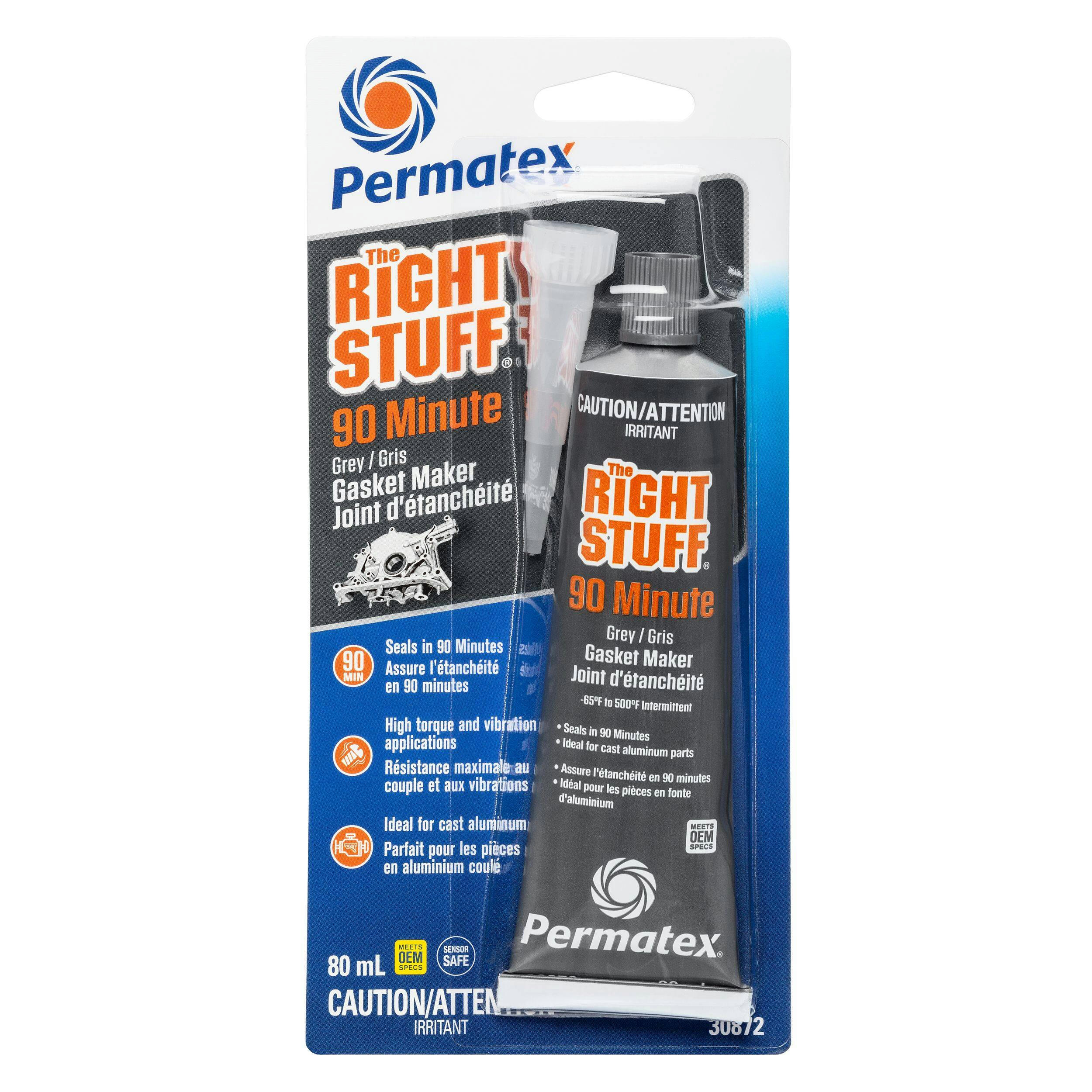 Permatex® 30872 Right Stuff 90 Minute Gasket Maker, Grey, 80ml