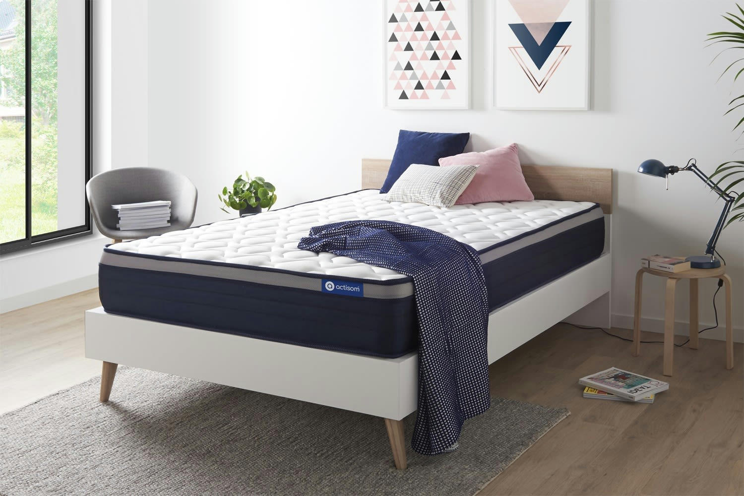 ACTILATEX MAX - Matelas 180x200 cm Latex et mémoire de forme