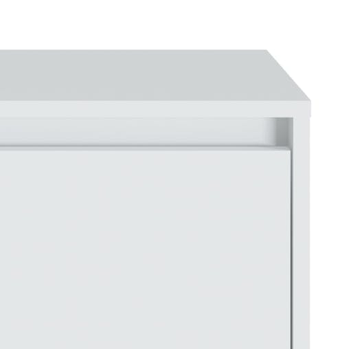 NNEVL Bedside Cabinets 2 pcs White 45x34x44.5 cm Chipboard