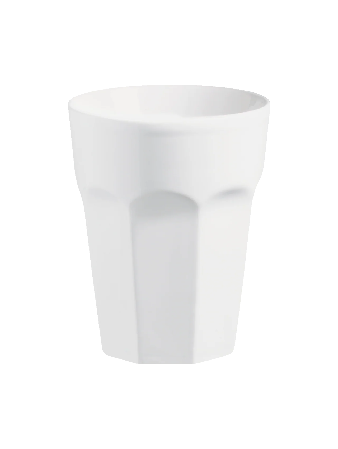 cappuccinobecher, weiß matt