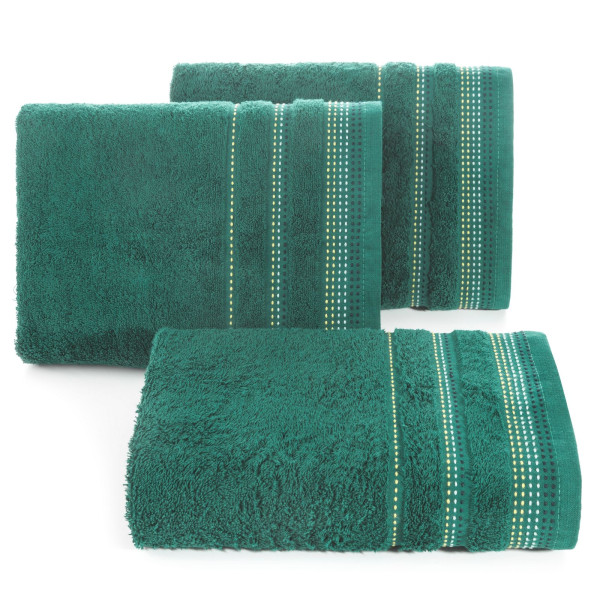 Ręcznik Pola 70x140 29 zielony butelkowy frotte 500 g/m2