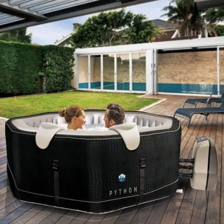 NetSpa Python octagonal inflatable spa - 5/6 people - 1.95m x 1.95m x 70cm