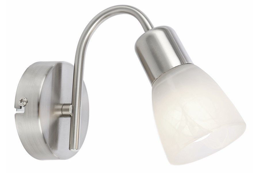 Kinkiet nikiel Gordon 1xE14x40W wym:22x12x10cm IP20 Reality