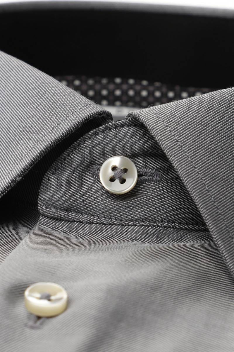ETERNA Dynamic Cotton Slim Fit Hemd grau, Einfarbig