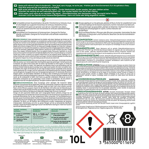 Destructeur dépôts verts 10L Starwax