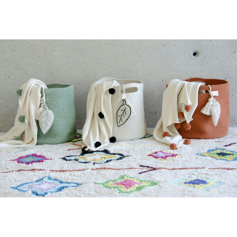 KAAROL - Tapis coton beige 140x200