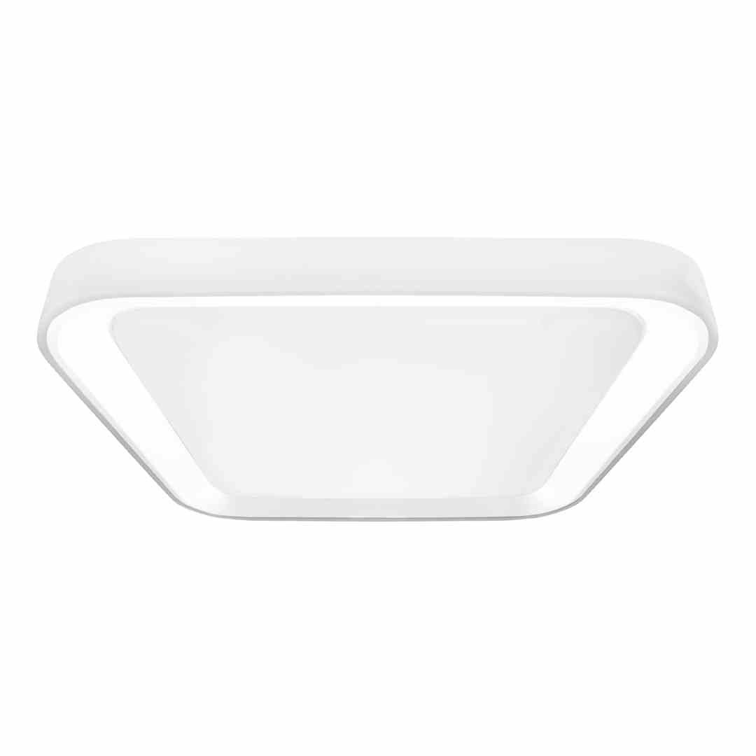 Plafon QUADRO z pilotem kwadratowy biały LED 1x38W 40cm lm IP20 Milagro
