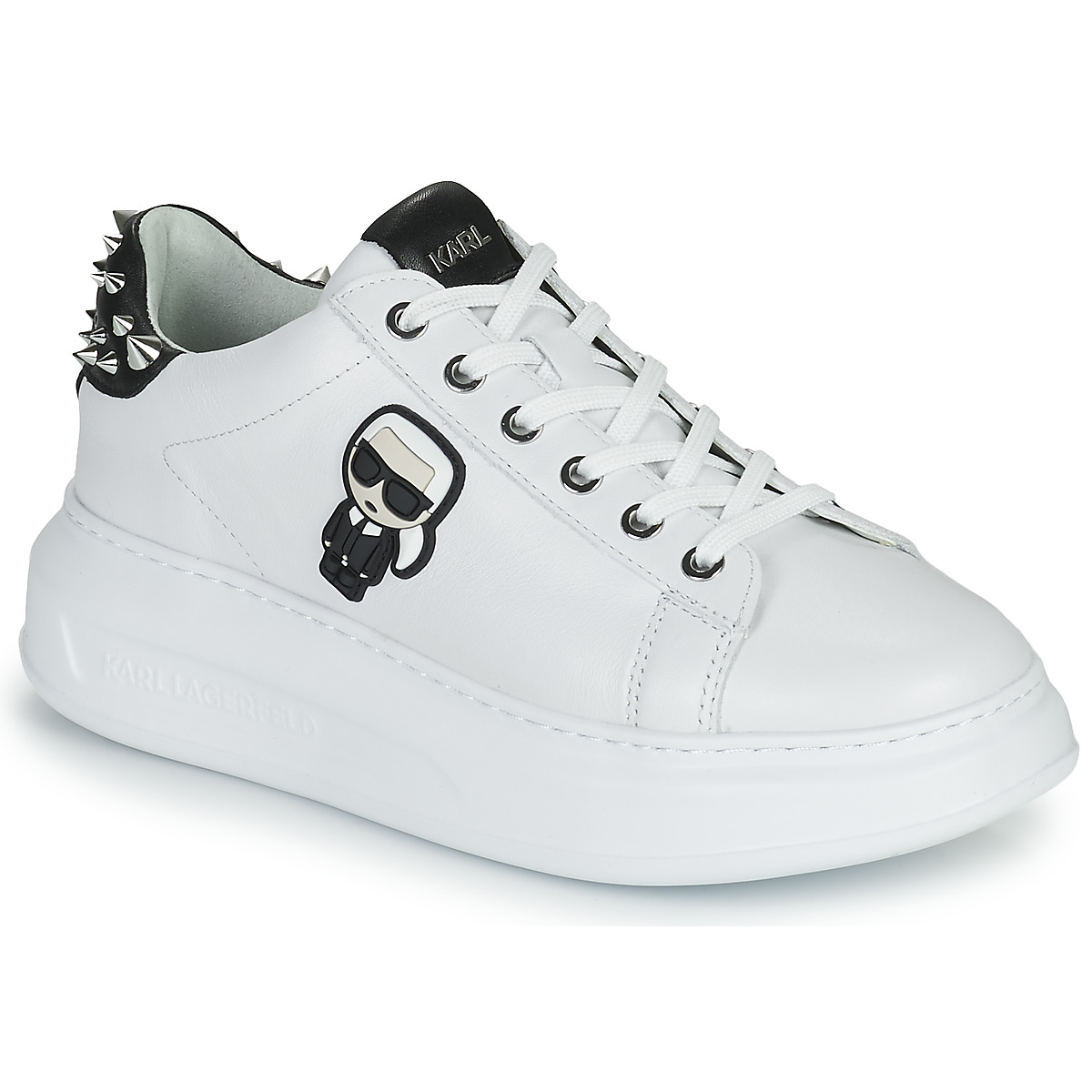 Karl Lagerfeld - KAPRI KARL IKONIC STUD TAB - White