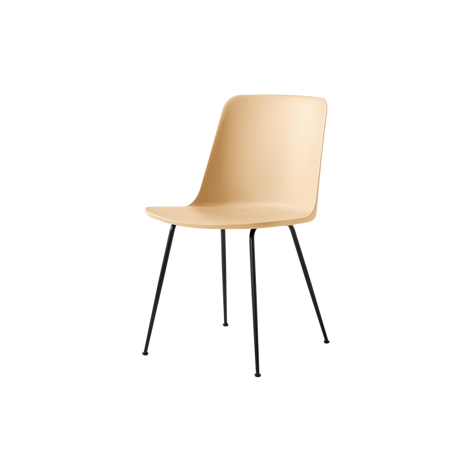 Rely HW6 spisebordsstol, beige sand/black