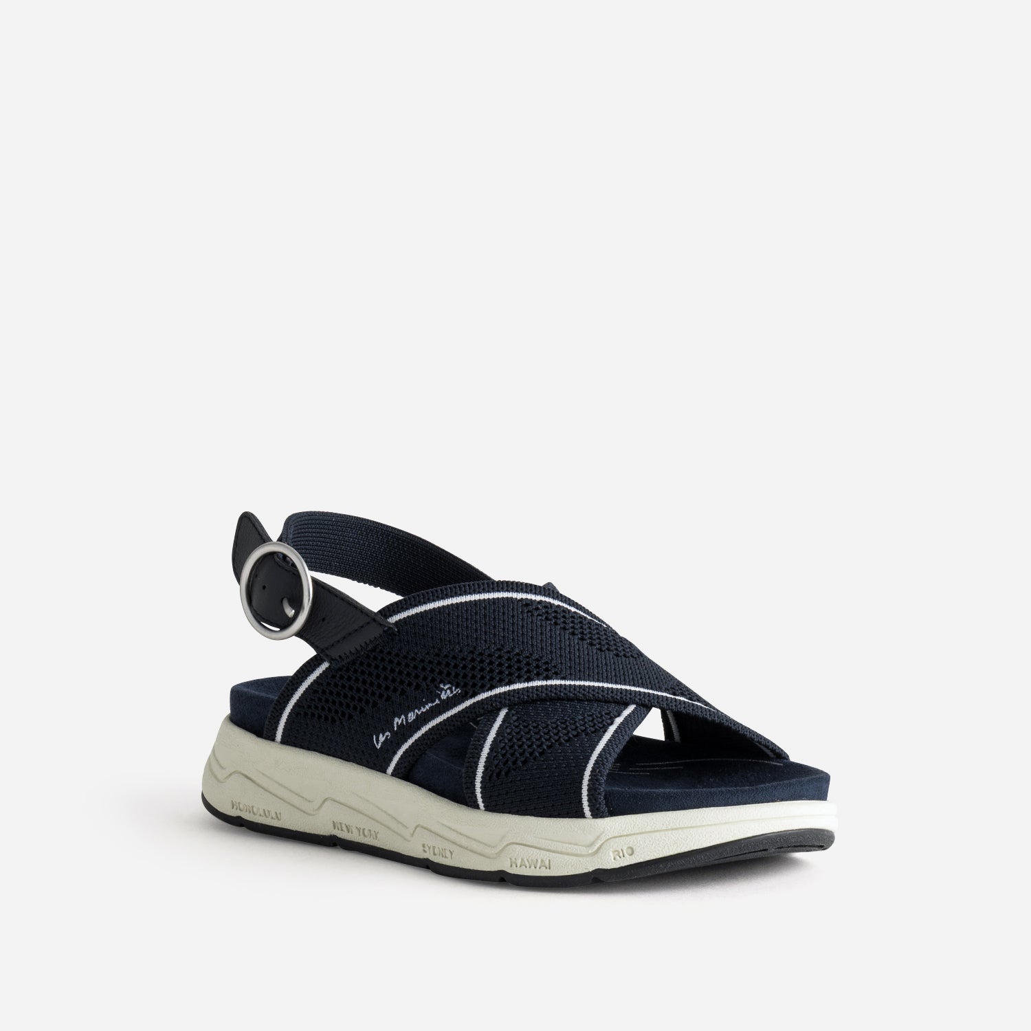 Sandale TBS marine brides croisées en mesh