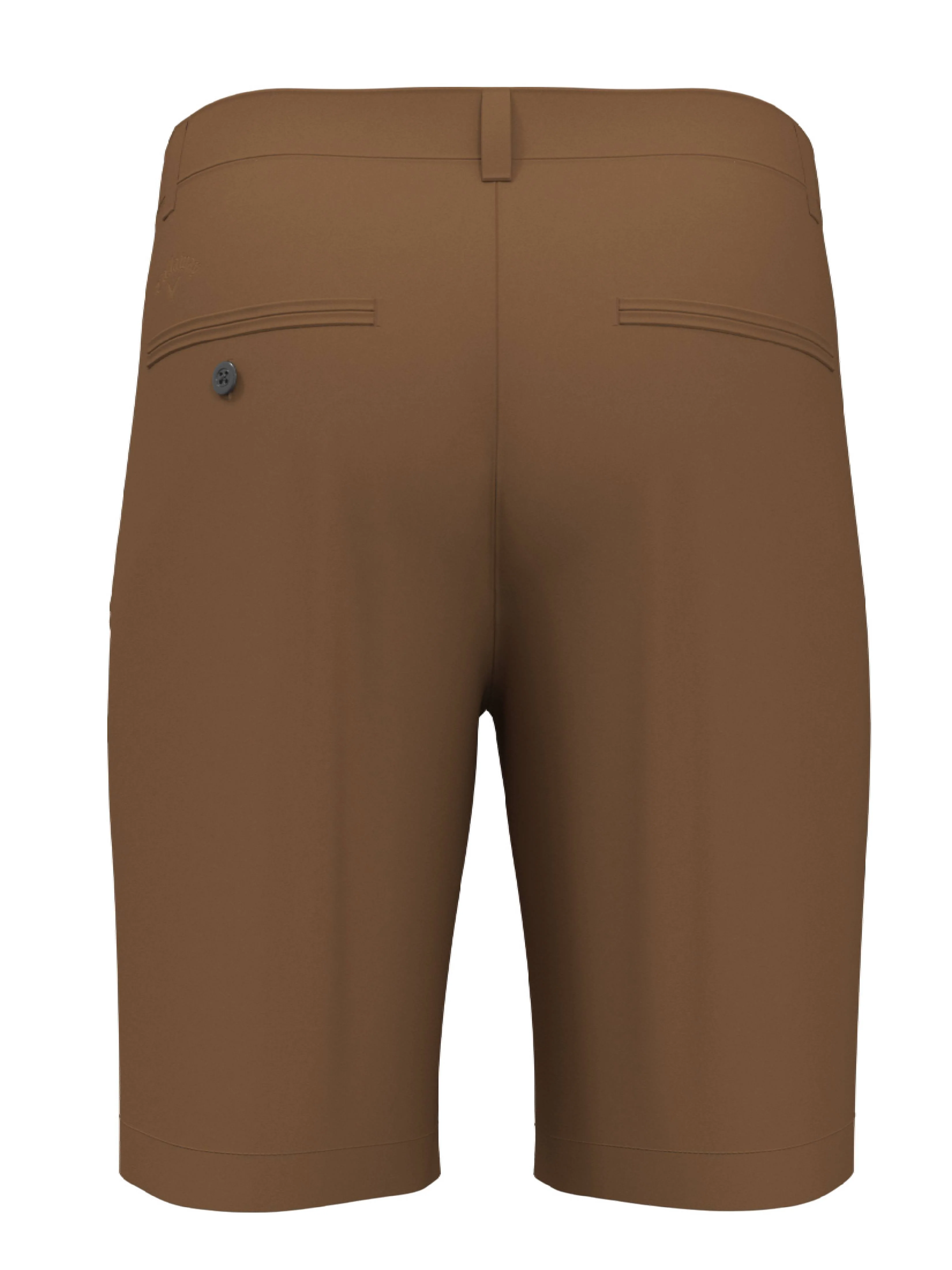 Mens Flat Front Solid Golf Short