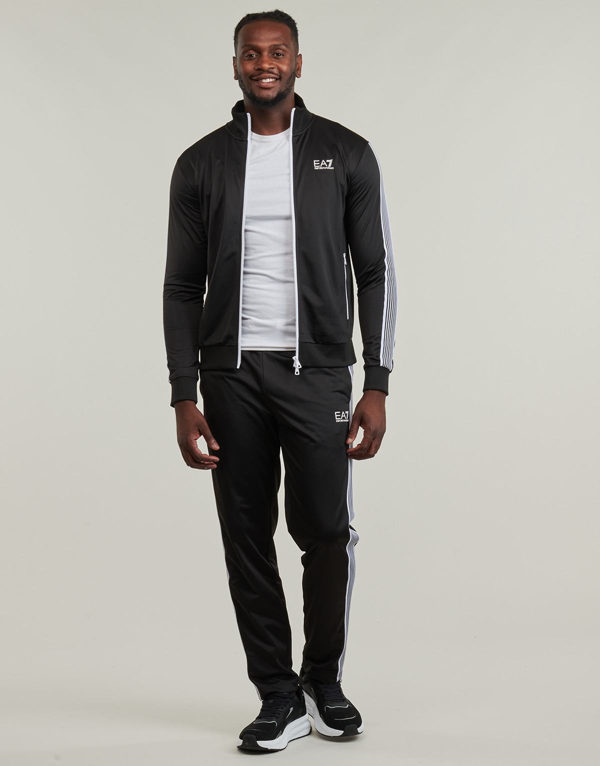 Emporio Armani EA7 - 7 LINES TRACKSUIT - Black / White