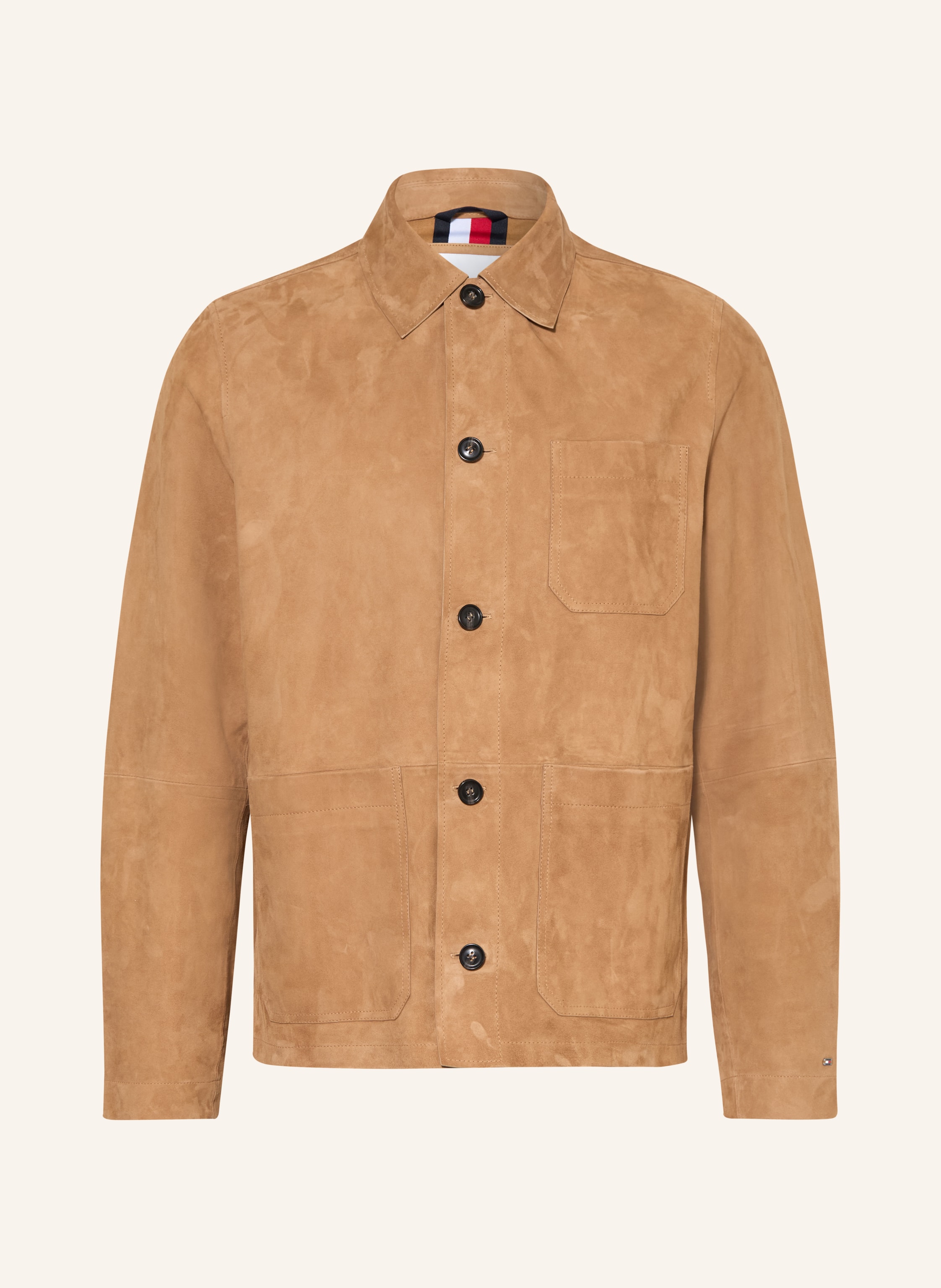 TOMMY HILFIGER Leder-Overjacket