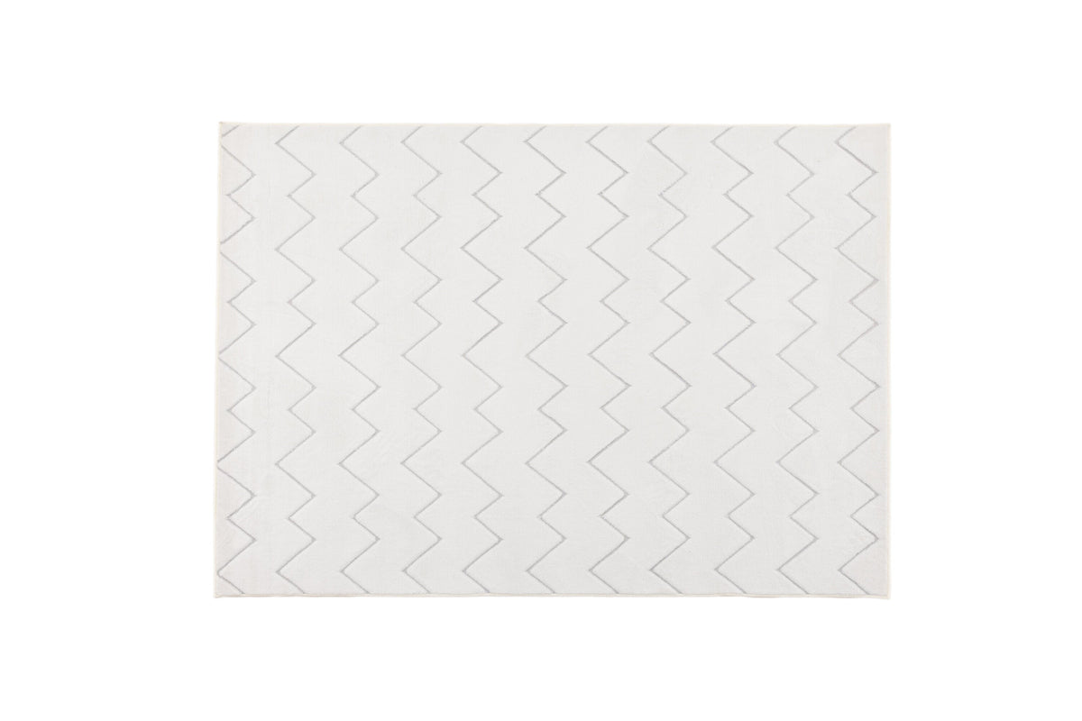 Rebellenclub Vloerkleed Elu rechthoek - wit - 290 x 200 cm